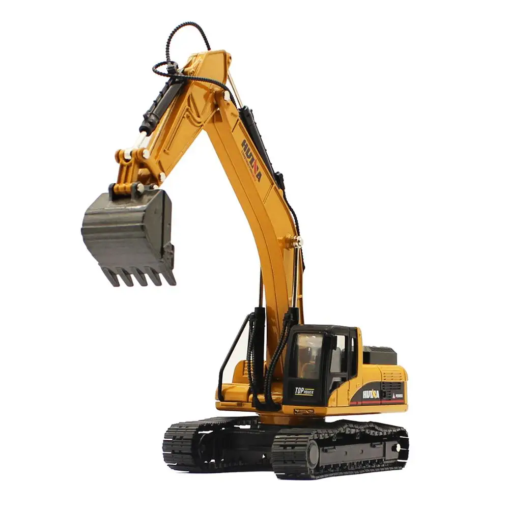 

RC Excavator 1:16 Alloy Excavator 17CH Big RC Trucks Simulation Excavator Electric Remote Control Vehicle Toy for Boys Kids Gift