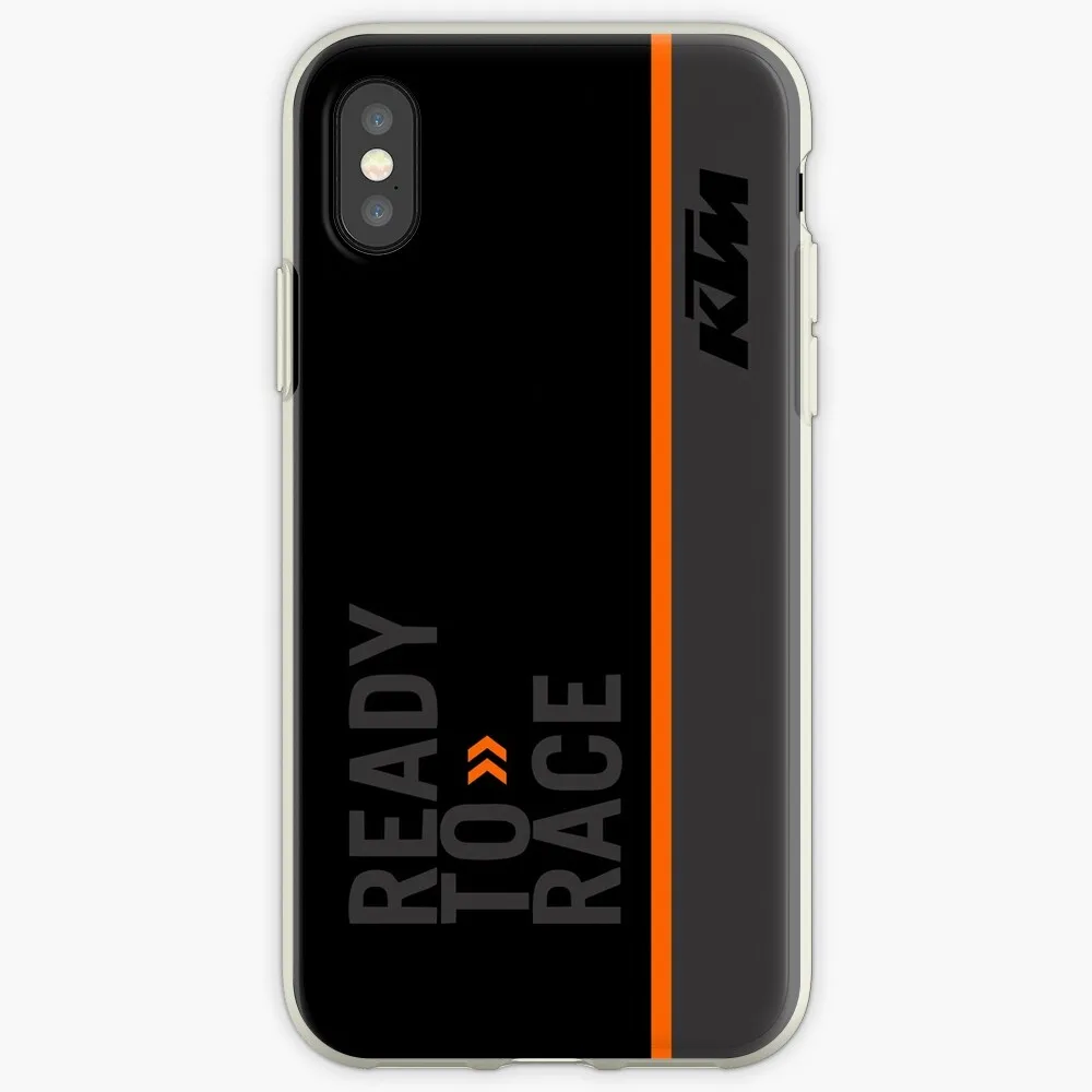 Прозрачный чехол KTM Dark для iPhone X XSMAX XR 11 Pro Max 6 6s 5 5s 7plus 8plus iphone xr | Мобильные телефоны и