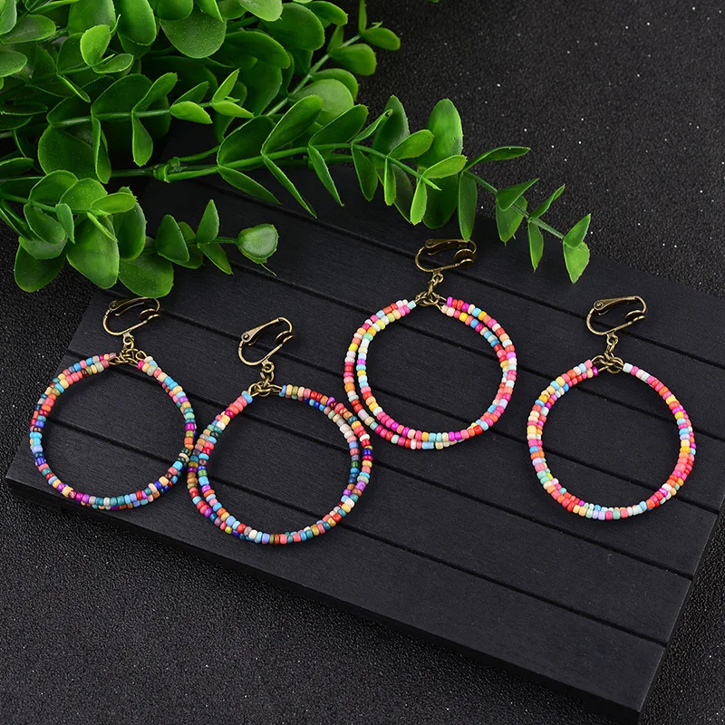 CARTER LISA африканские богемные разноцветный бисер большие массивные круглые