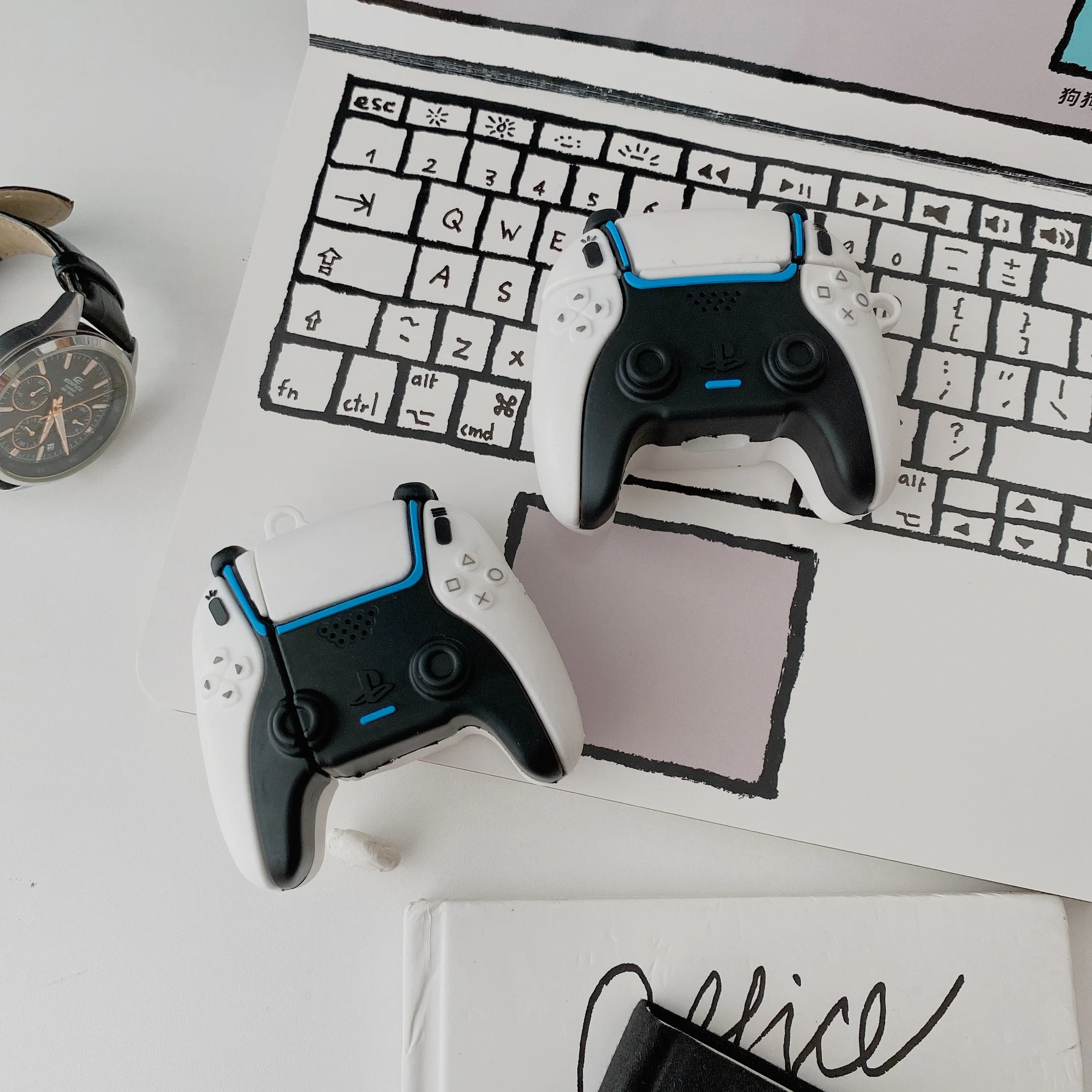 

Силиконовый чехол для игровой консоли Airpods, чехол для Apple Airpod, Беспроводная Bluetooth-гарнитура, защитный чехол для наушников Airpod Pro
