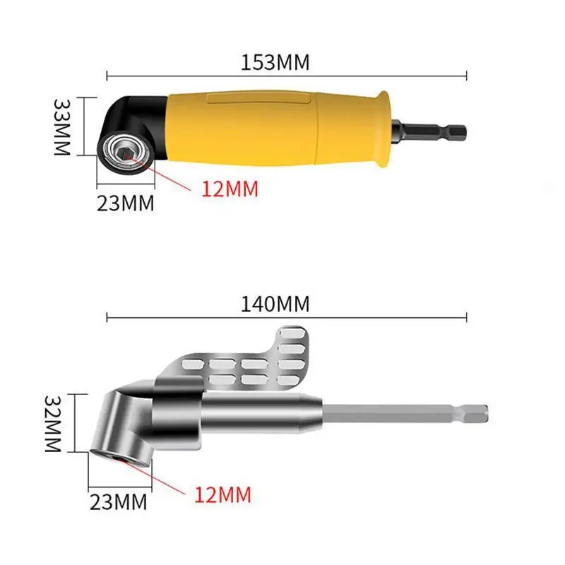 Angled Bit Drill Adapter Kit 13pack 105Degree Corner Device Angle Extension for or Screwdriver Socket Tool | Инструменты