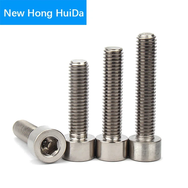 

M3 M4 M5 M6 M8 M10 M12 TA2 Ti Color Column Cup Head Hexagon Socket Machine Screw Bolt Titanium Alloy Bolt DIN912