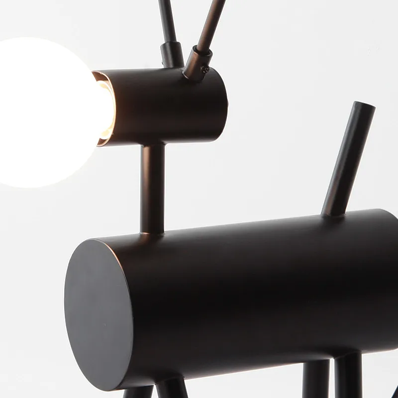 Креативная дизайнерская настольная лампа в виде собаки для детской спальни