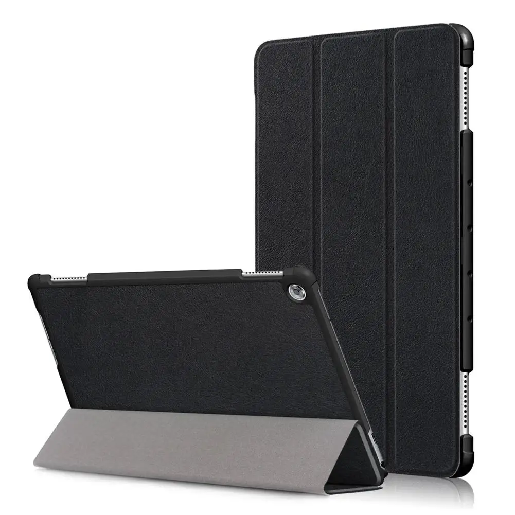 

Faux Leather Tablet Protection Case Cover Stand for Huawei Mediapad M5 Lite