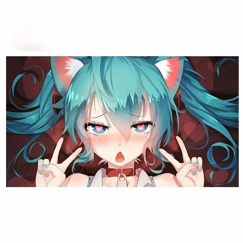 

Solo Blue Hair Ahegao Face Trunk Car Stickers Styling Anime Decal Bumper Windows Motorcycle Surfboard Car Decoration PVC13x7cm