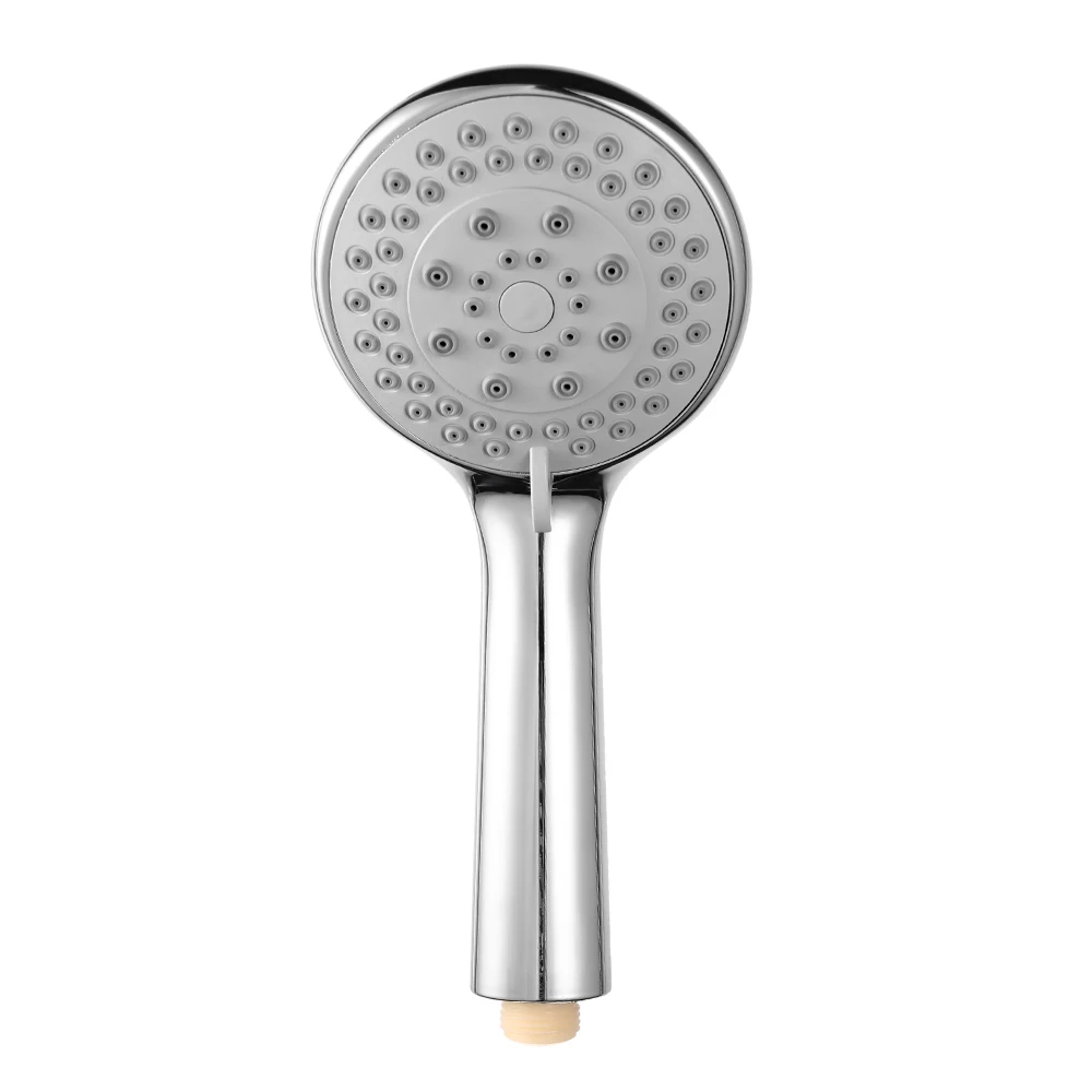 5 Modes ABS Bathroom Shower Head Big Panel Round Chrome Rain Head Water Save Classic Design Rain Showerhead Replacement Parts