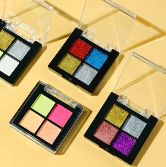 4 цвета порошок Авроры для ногтей лазерный однотонный зеркальный блестящий