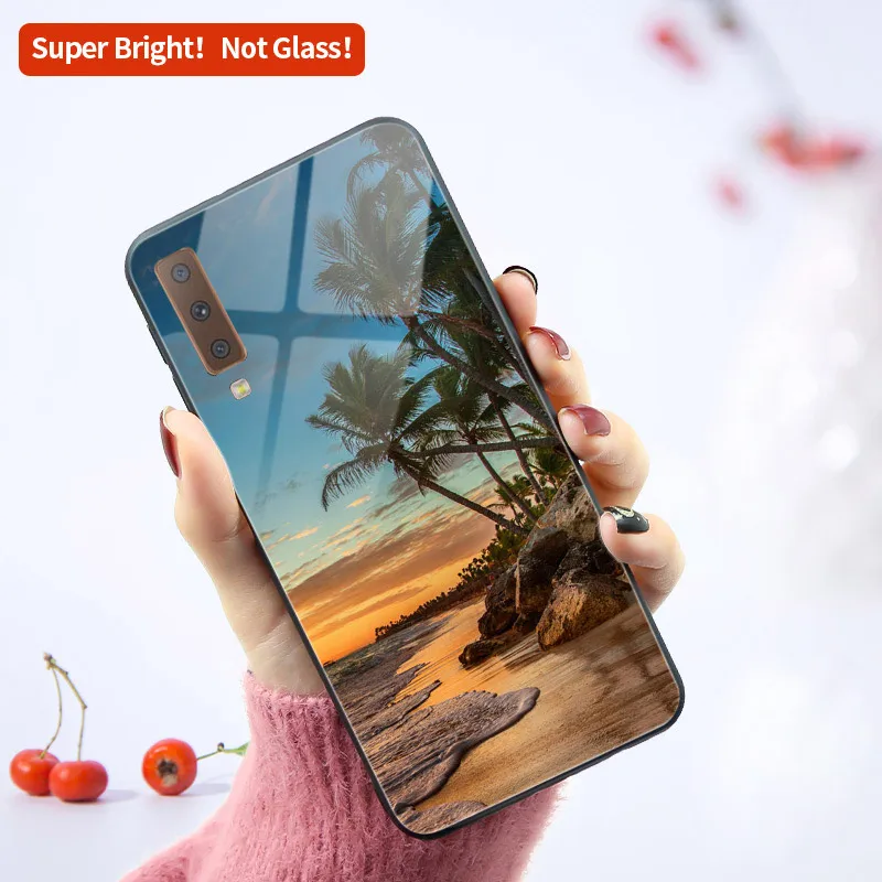 ПК для samsung A50 A70 A30 A40 A10 A20 A6 A7 A8 A9 2018 зеркальный чехол A5 2016 плюс роскошный накладка