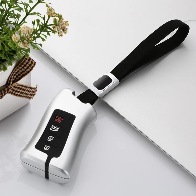 

Aluminium Alloy Car Key Case Cover for Lexus LS500 ES00h ES350 ES350h LS500h HYQ14FBF 2018 2019 2020 Key Cover Keychain