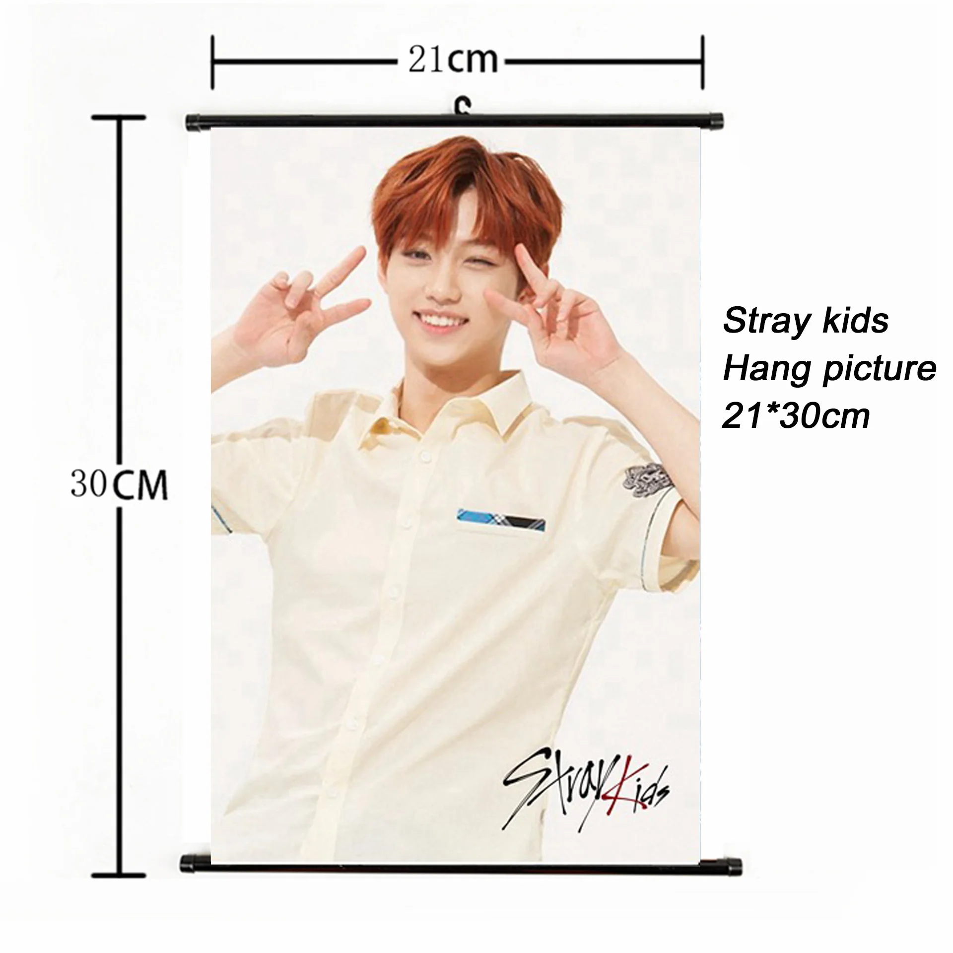 SKD00850 Модный Kpop Stray Kids повесить paintng 21*30 см плакат страй дети подписи альбом Фотокарта плакат вентиляторы коллекция Канцелярский набор - Цвет: SKD00850