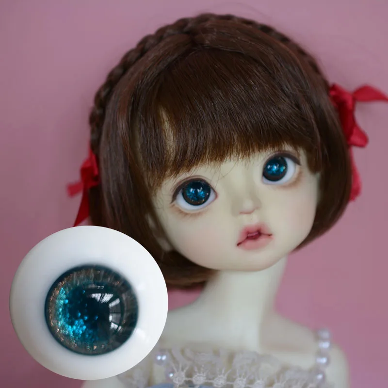 Глазные яблоки BJD подходят для размера 1/3 1/4 1/6 темно синего цвета Млечного Пути