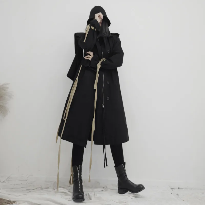 LANMREM 2020 Женская Асимметричная структура растяжки в длинных лацканах однобортная