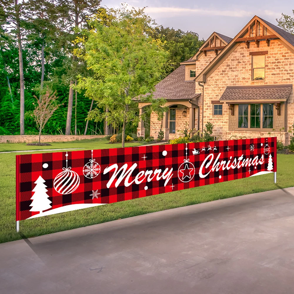 

3M*50CM Non-woven Cloth Merry Christmas Xmas Hanging Decoration Backdrops Banners Birthday Gratuation Home Hotel Mall Party