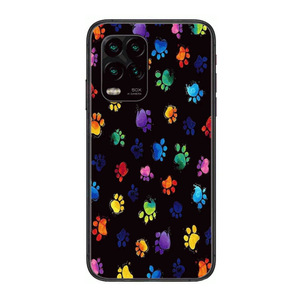 

Flower Shockproof Cute Phone Case For xiaomi Redmi Note 9S 8 7 6 5 A Pro T Anime Black Cover Silicone Back Pretty senior