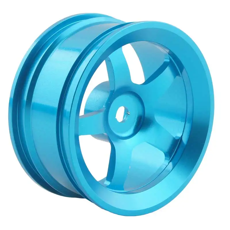 Tamiya-cubo de rueda de aleaci&oacute;n de aluminio 1/10 HPI, llanta de Metal de 52,5mm para coches de carreras teledirigidos, 4 Uds.-3