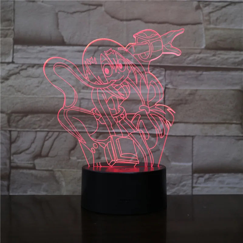 Мультяшный женский 3d ночник светодиодный светильник для девочек декор комнаты