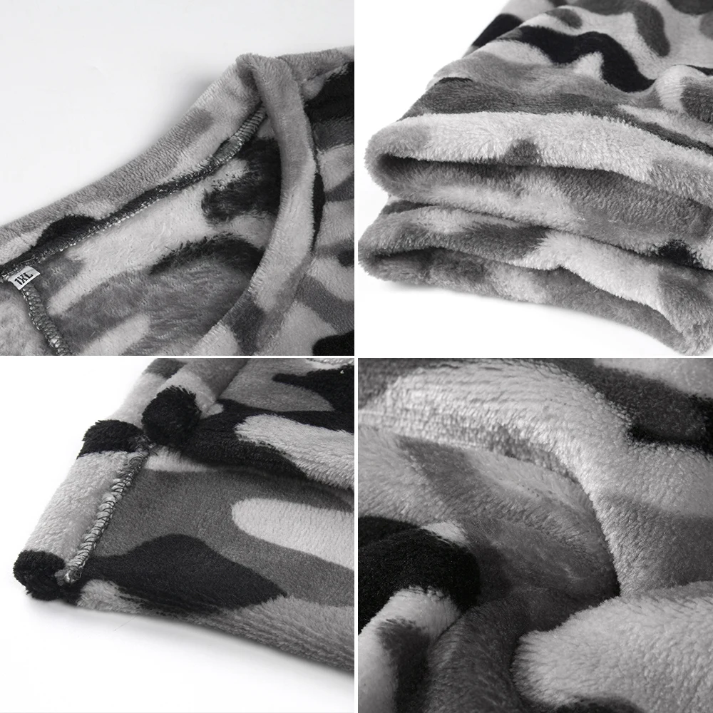 

GXDS Plus Size Women Hoodie Round Neck Tops 2020 Autumn Fashion Camouflage Thick Warm Plush Hoodie Street Pullover Sweatshirt