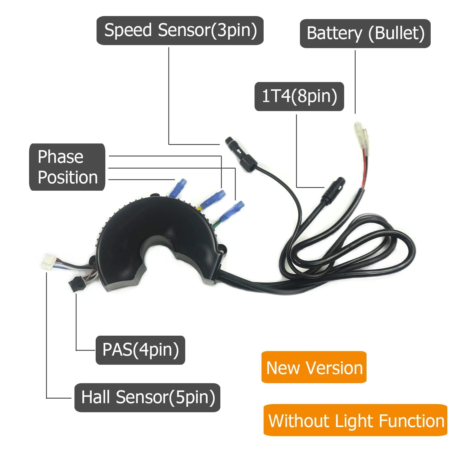 Okfeet BAFANG BBS01 BBS02B BBSHD 36V250W 350W 48V1000W контроллер электровелосипеда для е-байка 36V500W 48V750W контроллер электровелосипеда