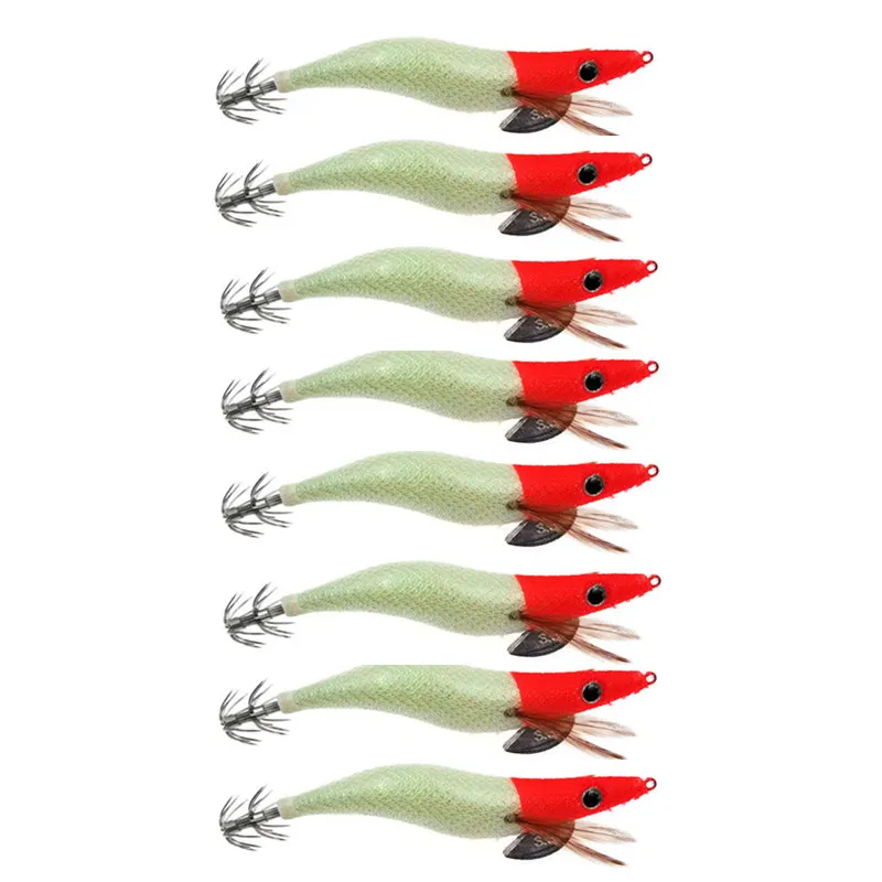 10 шт. искусственные мерцающие приманки для рыбы осьминога 13 см 21 г 3 5 #|Наживки