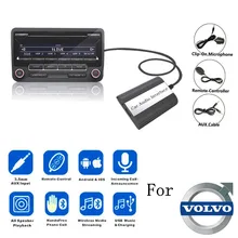 DOXINGYE USB AUX Bluetooth Car Digital Music CD Changer Adapter Car MP3 Player for Volvo HU-series C70 S40/60/80 V70 Interface