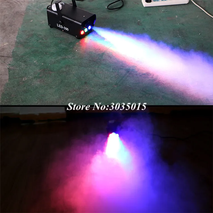 Горячая Распродажа светодиодный дымовой аппарат RGB 500 Вт с беспроводным