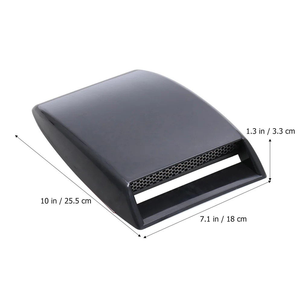 

Universal Car Hood Scoop Sport Racing Air Flow Intake Bonnet Hood Vent Grille Cover Designed Exclusively For Roof Body Location
