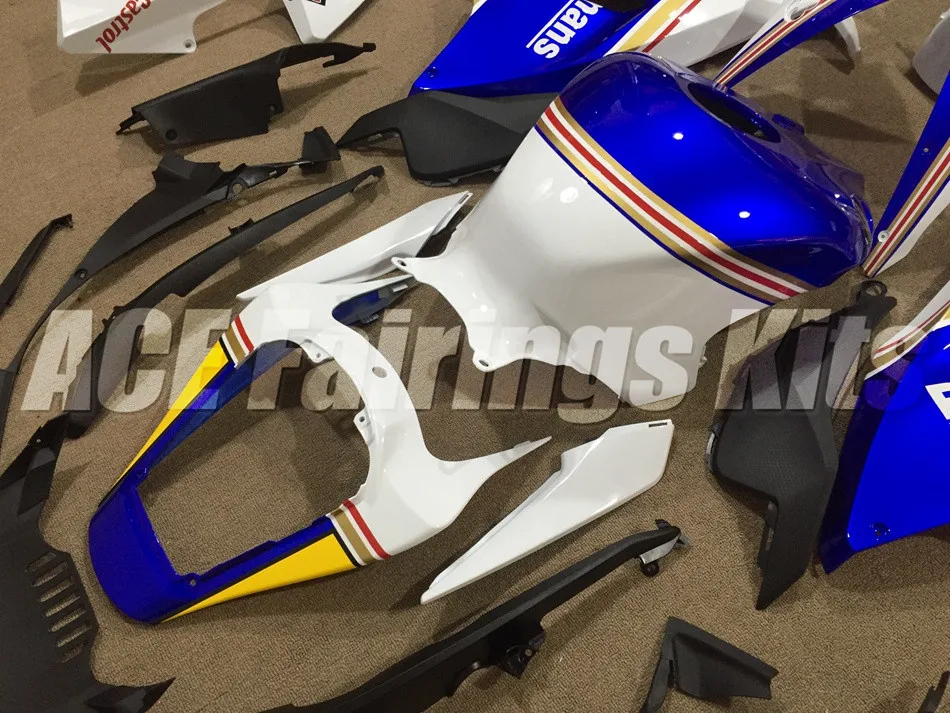 

4 Gifts New ABS Injection Mold Full Fairings kit Fit For HONDA CBR1000RR 2012 2013 2014 2015 2016 12 13 14 15 16 Blue white