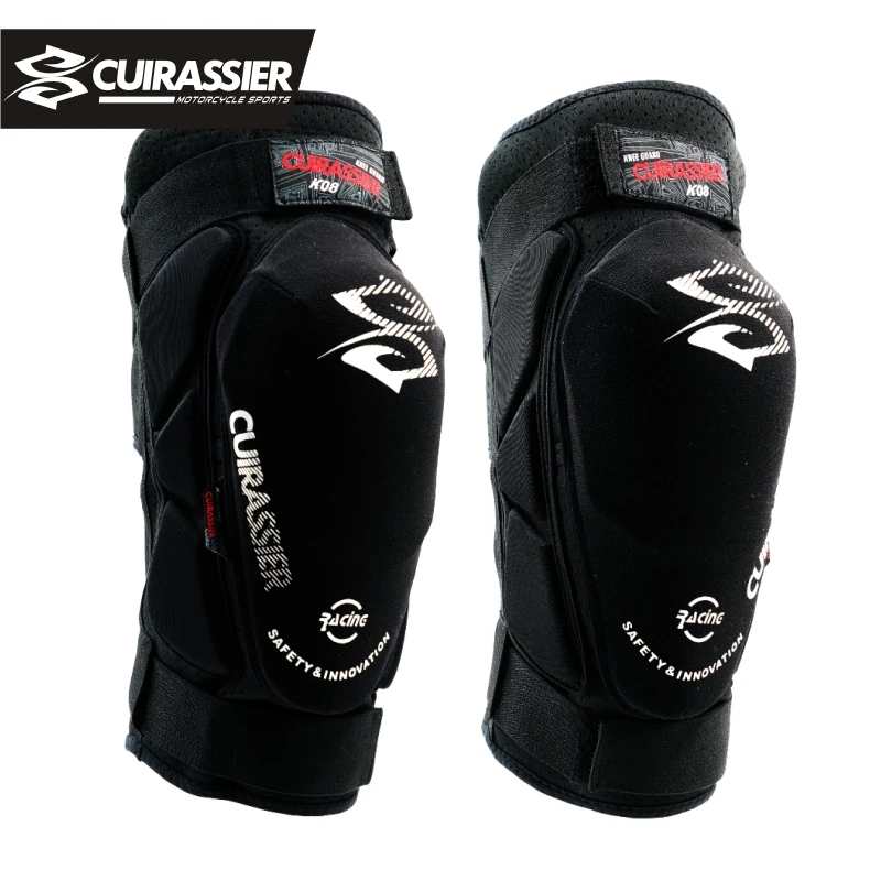 

Cuirassier K08 Motorcycle Knee Pads Motocross Knee Protector Guards MTB Protective Kneepad Moto Knee Brace Support Gear