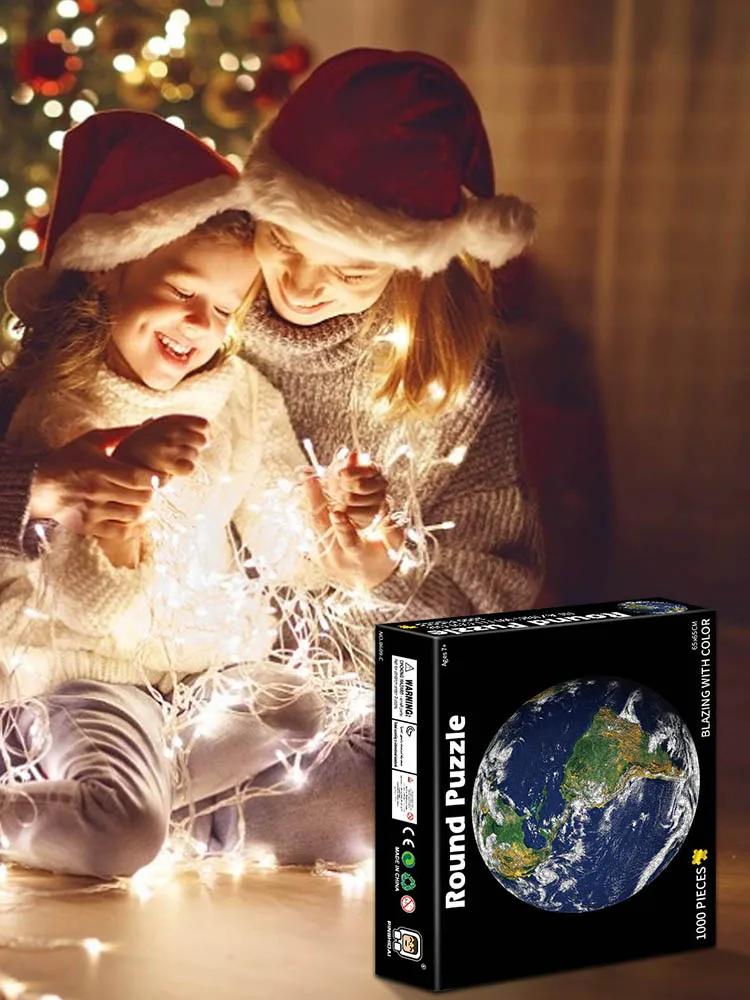 

Jigsaw Puzzles Explore The Universe The Earth 1000 Pcs Non-toxic Puzzles Having Fun For Birthday Gift Educational Toy