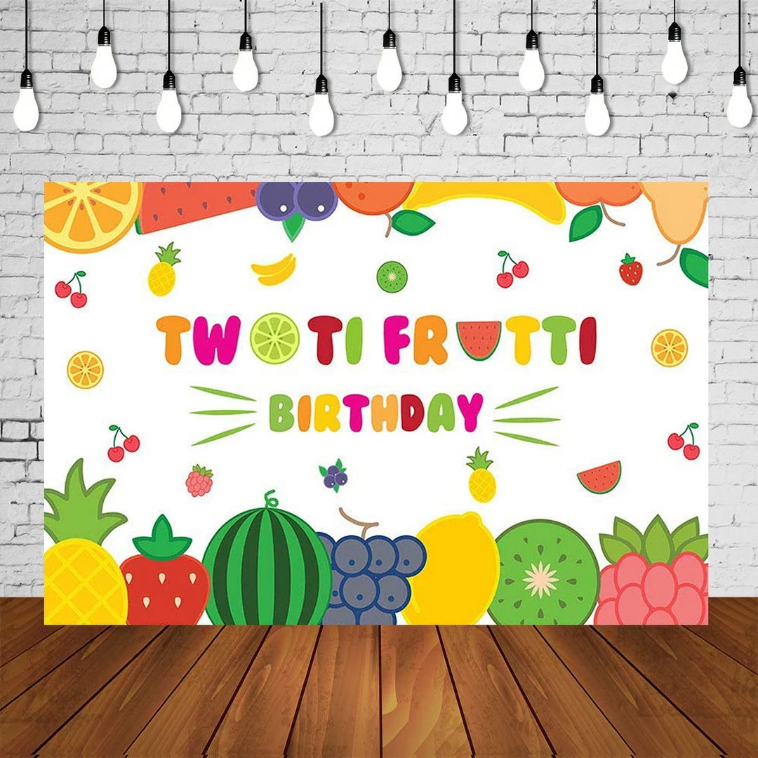 Фон для дня рождения Twoti фрукты летняя Студийная фотосъемка праздничный
