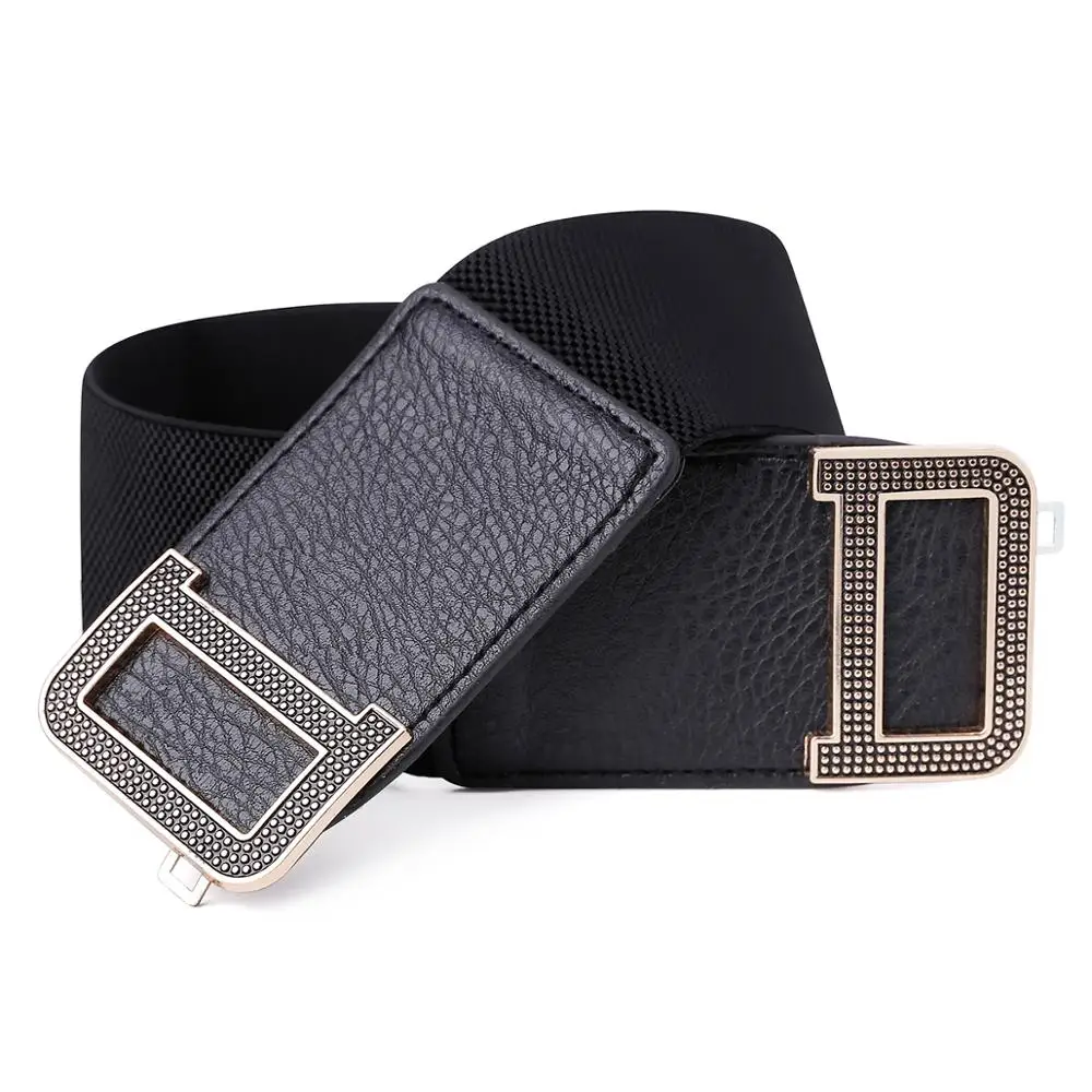 Модный винтажный кожаный ремень с автоматической подвесной пряжкой аксессуары