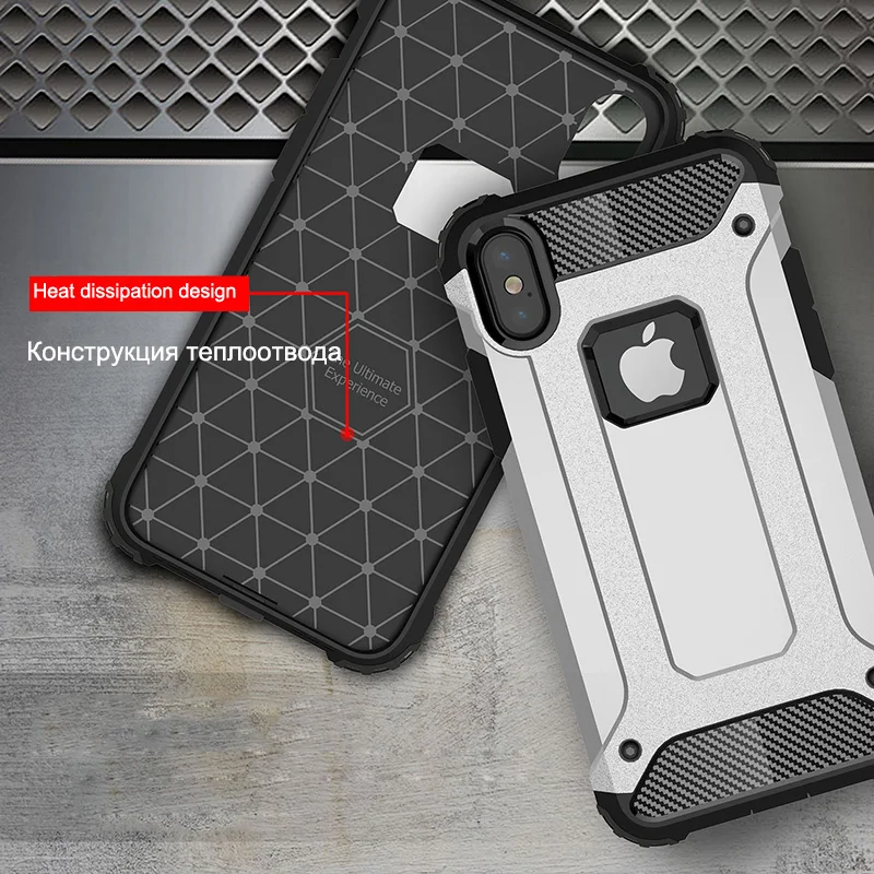 Роскошный противоударный чехол для iPhone XS Max XR X 8 7 6 5 s 5S 6s plus 6plus 7plus 8plus