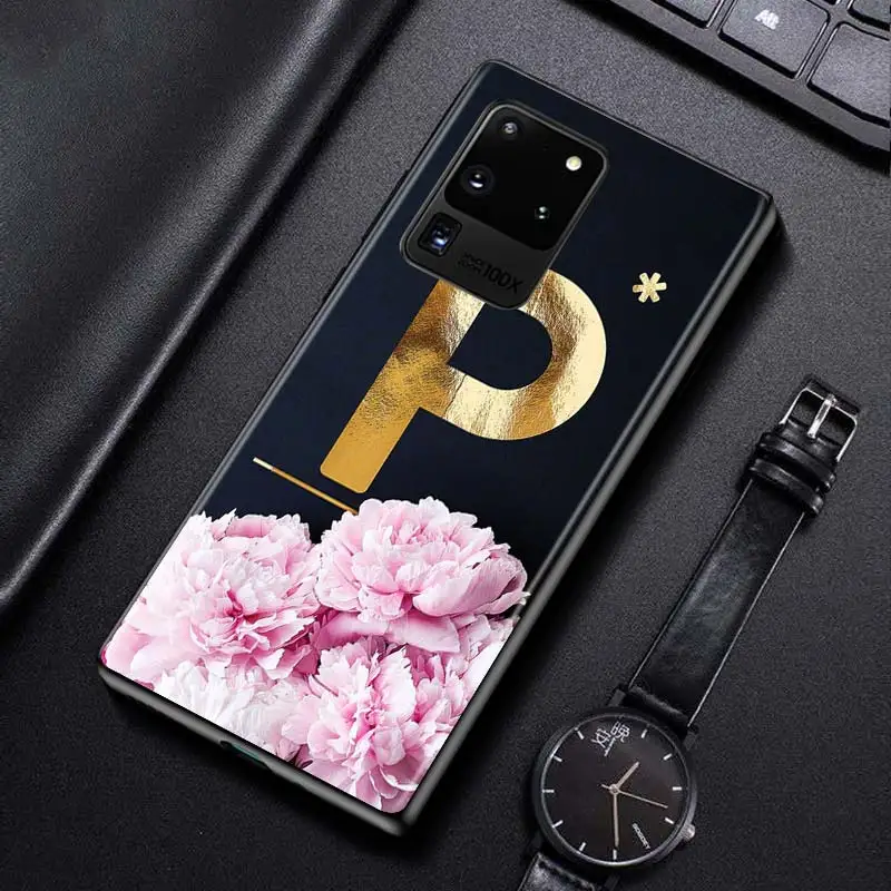 

Golden Letters Pattern for Samsung S20 FE Ultra Plus A91 A81 A71 A51 A41 A31 A21S A11 A72 A52 A42 A32 A12 A02S Phone Case