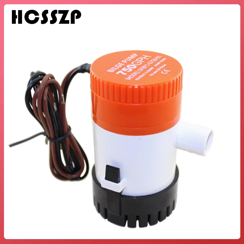 HCSSZP Трюмный насос 750GPH DC 12 В Электрический водяной насос аквариум погружной морской самолет мотор дома дом для морской лодки