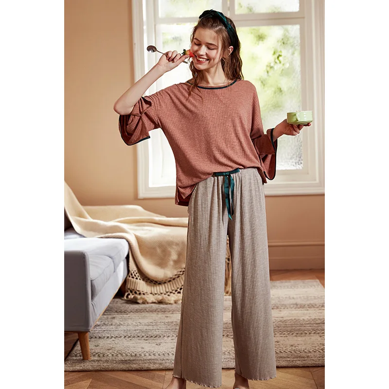 Зимний теплый пижамный комплект Женский Пижамный костюм бархатная Сексуальная