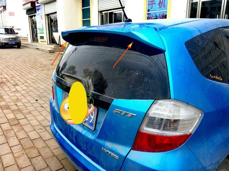 

Заводской стиль спойлер крыло ABS для 2009-2013 Honda Fit Jazz Хэтчбек Спойлеры крыло B