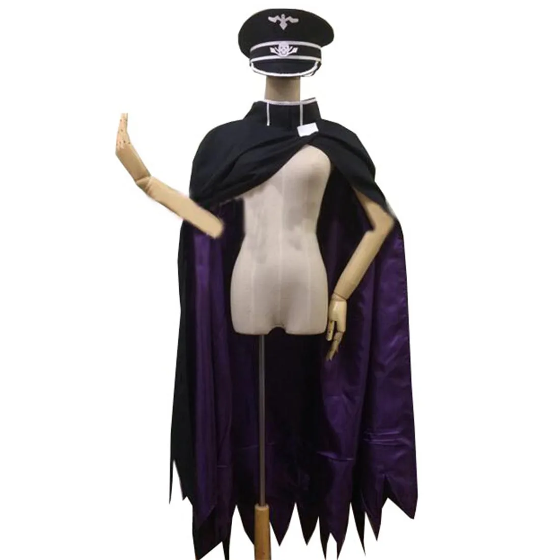 

2020 Danganronpa V3 Cape Kokichi Ouma Cosplay Black Cloak Only Halloween Fancy Outfit Cosplay Costume For Women Man One Size