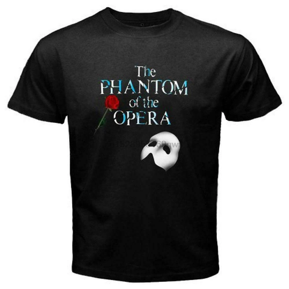 THE PHANTOM OF OPERA MASK BROADWAY MUSICAL размеры от S до 3XL Размер США футболка EN| |