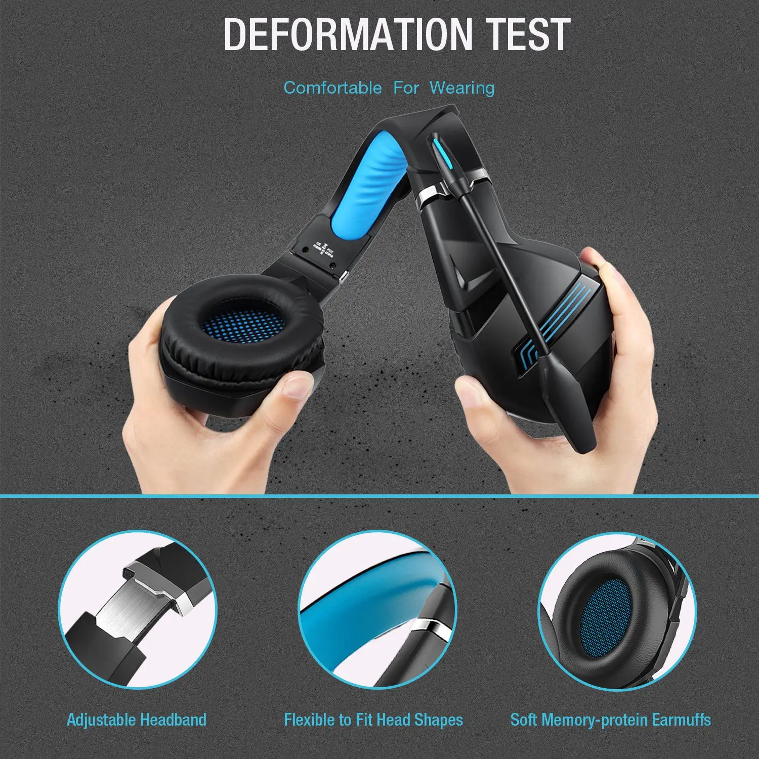 

Cool fashion glow 3.5 games wearing type e-sports headsets