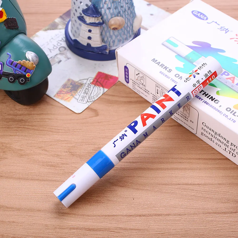 

Tread Rubber Scratch Repair Pen Car Permanent Tyre Tire Waterproof Repair Pen Paint Universal Metal Marker