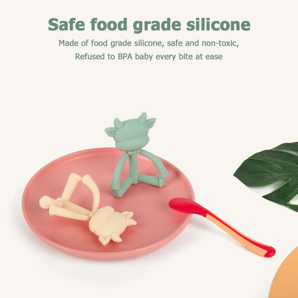 

New Baby Teethers Gel Teether Anti-eat Hand Bite Chew Toys Baby Rattle Toy Food Grade Silica Gel Teething Safe Infant Pacifier
