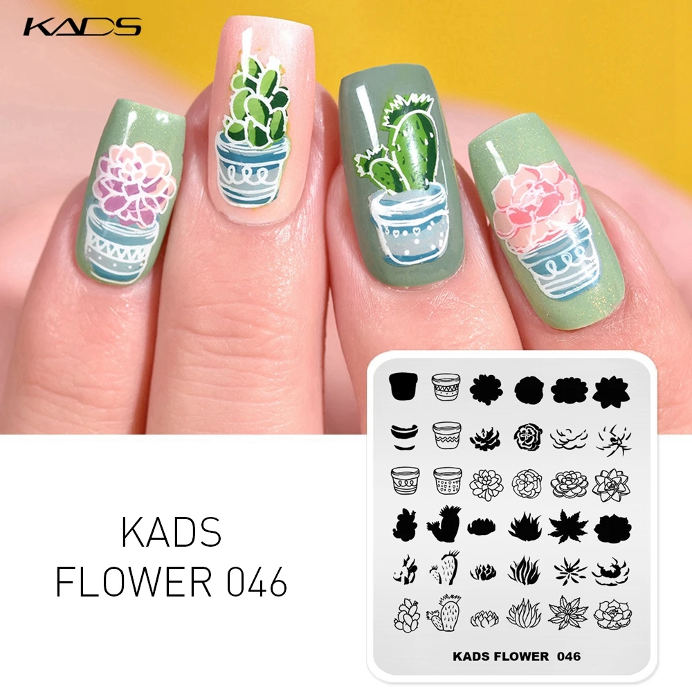 KADS Nail Art штамповочные пластины новые различные красивые изображения 7*8 см Печать