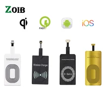 Qi беспроводной зарядный приемник для iPhone 7 6s Plus 5s Micro usb type C универсальное Быстрое беспроводное зарядное устройство для samsung huawei Xiaomi