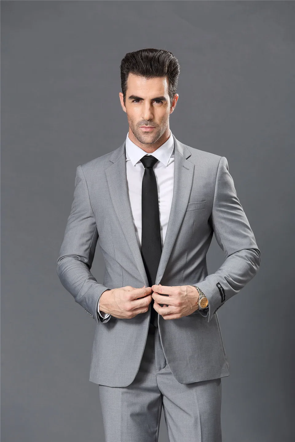 

Tailor Suits Gray Tuxedo 2022 Custom Made Men Classic Wear