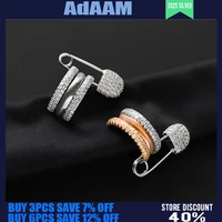 s925 sterling silver new pin ear clip female single clip earrings fashion simple high end jewelry classic style banquet gift