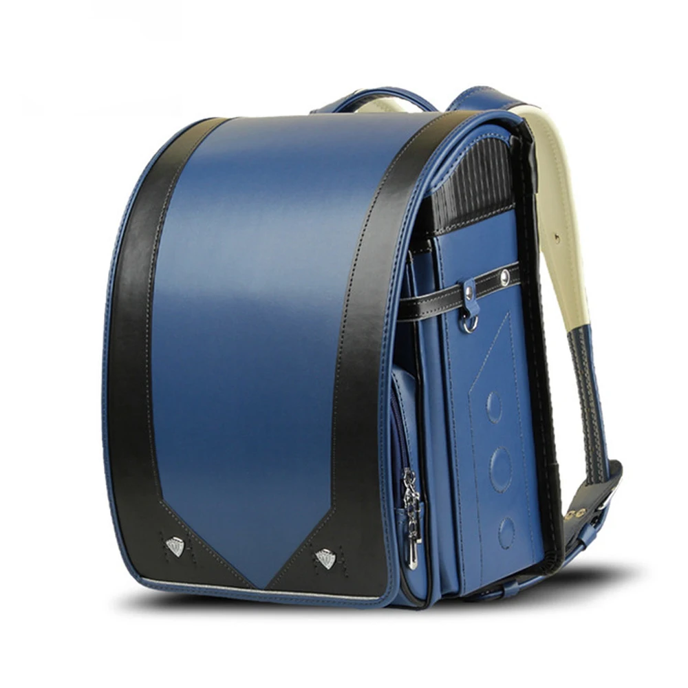 

Ортопедические школьные ранцы для мальчиков, ранец из искусственной кожи, Роскошная детская школьная сумка с автоматическим замком, дизайнерская японская сумка