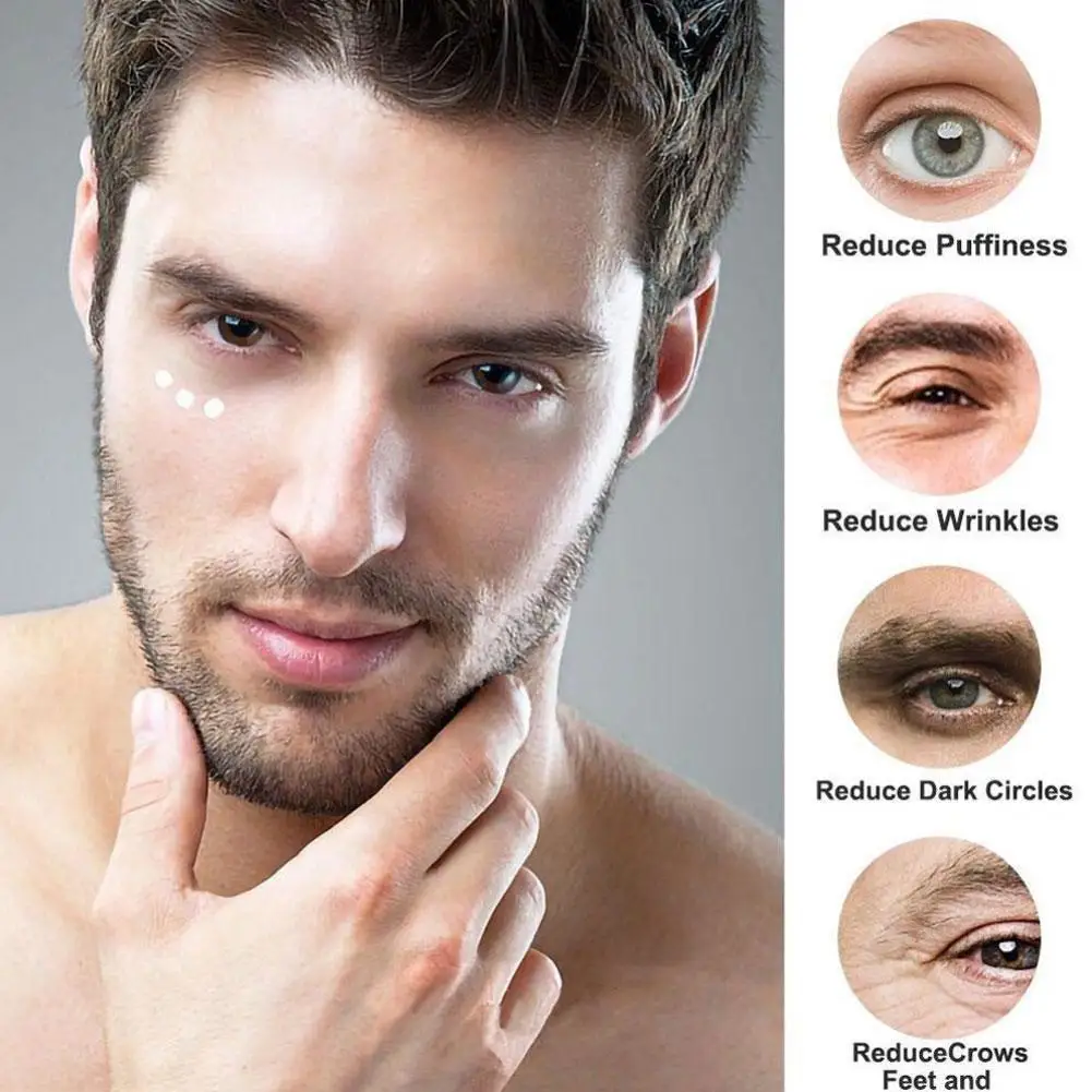 

Men's Eye Cream Men Day And Night Eye Cream Dark Circles Eye Cream Eye Lines Puffiness Care Lines Eye Bags Black Remove Fin F8D8