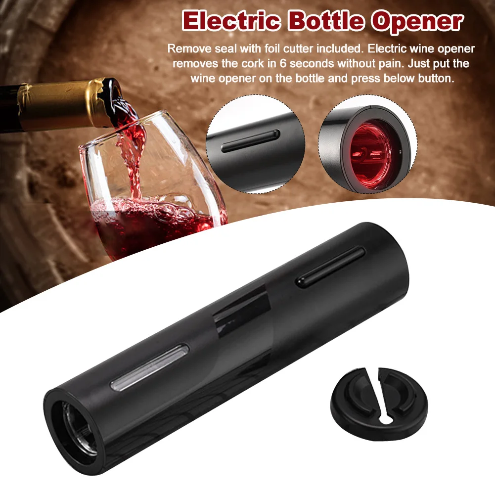 Ferramentas de Barra com Cortador de Folha Presente Bateria Operado Automático Saca-rolhas Preto Usb Recarregável Portátil Casa Abridor Vinho Elétrico