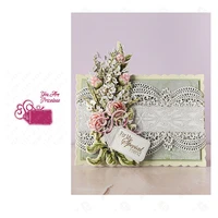 arrival you are priceless pretty tag metal craft cutting dies reusable diy scrapbooking album diary decoration embossing molds