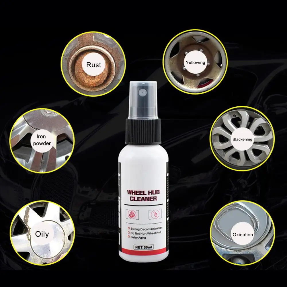 Универсальный спрей для очистки колес автомобиля и мотоцикла мощное удаление